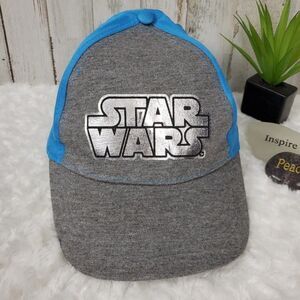 Star Wars Snapback Cap Gray Blue Size OSFM